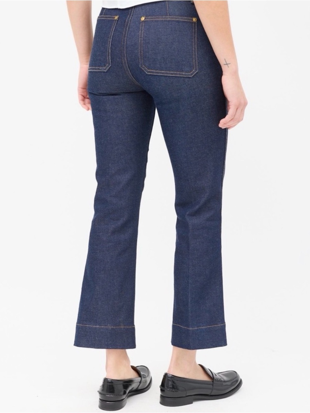 KHAITE Fiona Dark Blue Jeans